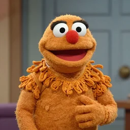 A still of Peter Griffin depicted as a muppet