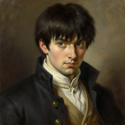 portrait of guts from the anime berserk, oil painting in the style of rembrandt van rijn