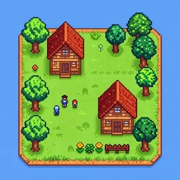 stardew valley, pixel art