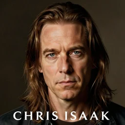 chris isaak portrait by tex avery, album cover, detailed