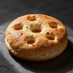 an english muffin with holes, epic, cinematic, very detailed, cgsociety