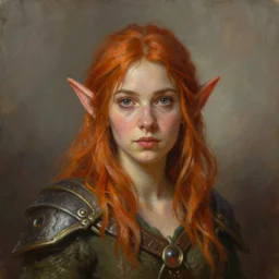 a beautiful portrait painting of a innocent looking female fantasy gnome, portrait fantasy art, dungeons and dragons character art, warcraft art, art by keith parkinson and greg rutkowski and tim hildebrandt