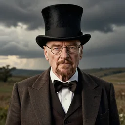Walter white with a top hat