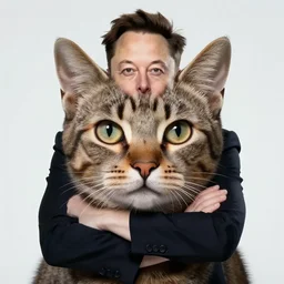 elon musk as a cat