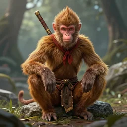 tang mo, vastayan,Vanara , apeling, humanoid monkey fantasy race ,wukong, monkey king, featured on artstation