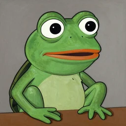 portrait of Pepe the Frog by Otto Dix,