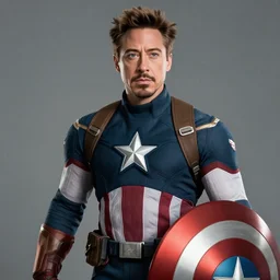 robert downey jr. as captain america