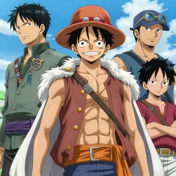 luffy in game of thrones, photography by bussiere rutkowski andreas roch ( by kim jung gi ) ( by kentaro miura )