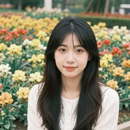 a portrait of delight flower garden