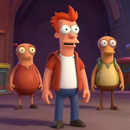 zoidberg in a live action futurama movie, 3 d rendered, 3 d rendering, dramatic lighting, unreal engine