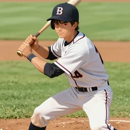 portrait of a young baseball player is playing a baseball, in the koushien baseball field, male, gorgeous, red eyes, peaceful expression, detailed face, amazing, thighs, the feeling of summer, intricate, highly detailed, digital painting, artstation, concept art, sharp focus, illustration, art by greg rutkowski and alphonse mucha