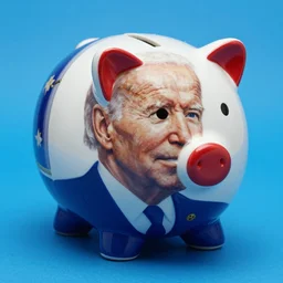joe biden as a penny bank
