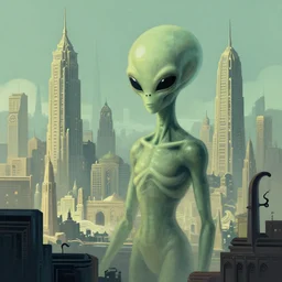 alien a substance the ancient gods cityscape digital matte illustration, pastiche by dan mumford, pastiche by louis comfort tiffany, pastiche by victo ngai, precise and intricate linework, art nouveau cosmic nebula 4 k detailed matte illustration unsplash contest winner, cgsociety
