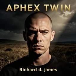 richard d. james album album artwork with aphex twin frowning