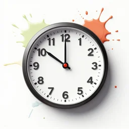 time moving to the future glorifying the past, splatter paint