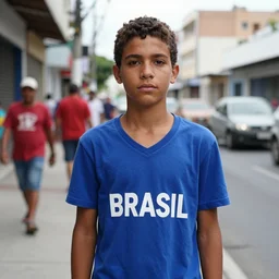 mid - shot portrait of an 2 8 - year - old man from brazil, candid street portrait in the style of martin schoeller by terry richardson by richard avedon, colorful, sharpen, 4 k resolution, 8 5 mm, award winning, detailed