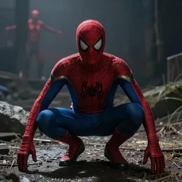 a film still of peter parker in stranger things, highly intricate, highly realistic