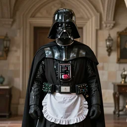 darth vader as a victorian maid