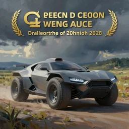 a concept art of a vehicle, acrylic painting, artstation