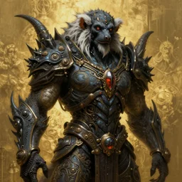 majestic god lemur hybrid portrait, sf, intricate artwork masterpiece, ominous, matte painting, golden ratio, trending on cgsociety, epic, trending on artstation, by artgerm, daarken, zdzisław beksinski, dariusz zawadzki highly detailed, vibrant, production cinematic character render, ultra high quality model