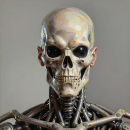 portrait of t - 8 0 0 terminator greg manchess, painting by sargent and leyendecker, ghibli studio, asymmetrical intricate elegant illustration hearthstone, by greg rutkowski, by greg tocchini, by craig mullins