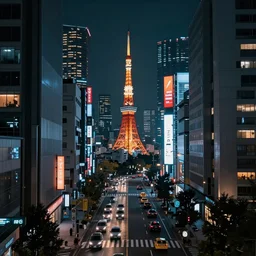 cyberpunk cityscape street dystopian tokyo wallpaper