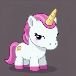 a depressed unicorn