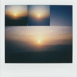 polaroid of something beautiful in a dream, collage, reflection, double exposure,  gradient, chromatic aberration, fog, cinematographic, sunllight