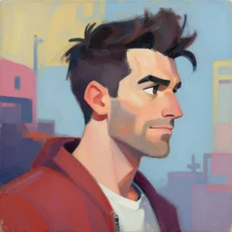 greg manchess portrait painting of master shredder as overwatch character, medium shot, asymmetrical, profile picture, organic painting, sunny day, matte painting, bold shapes, hard edges, street art, trending on artstation, by huang guangjian and gil elvgren and sachin teng