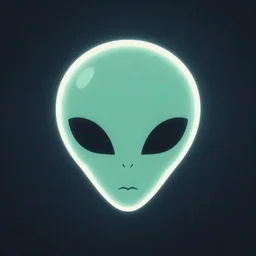 face icon stylized minimalist alien 1 9 7 9, loftis, cory behance hd by jesper ejsing, by rhads, makoto shinkai and lois van baarle, ilya kuvshinov, rossdraws global illumination