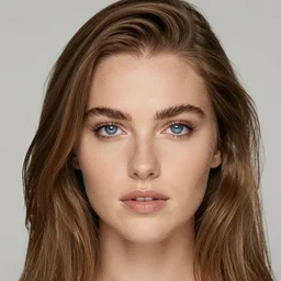 australian women light brown hair dark blue eyes