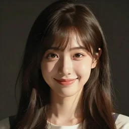 portrait of an anime character smiling. super powers