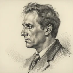 a realistic yet scraggly portrait sketch of the side profile of a stern and sophisticated murdoc niccals, trending on artstation, intricate details, in the style of frank auerbach, in the style of sergio aragones, in the style of martin ansin, in the style of david aja, in the style of mattias adolfsson