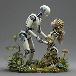 robotic prototype of a beautiful!! mother nature by harry clarke