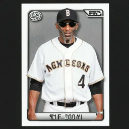 mf doom, baseball card