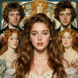 portrait of miley citrus, by giuseppe arcimboldo and paul barson and lina tesch and artgerm and alphonse mucha, photorealistic, f 1. 8, soft lightning, high detail, 8 k