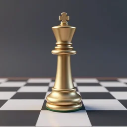 3d render of chess piece