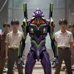 korean film still from korean adaptation of neon genesis evangelion