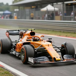 formula 1 snail with spoilers