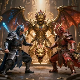 battle of the dragon gods