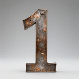 sculpture of the the first letter of the hebrew alphabet made out of metal