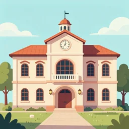 a 2 d famous film location, design, vector art, digital art, 4 k, 8 k, sharp focus, smooth, illustration, concept art