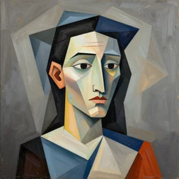portrait of cao cao, highly detailed, cubism