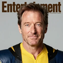 Robin Williams as Wolverine, Entertainment Weekly cover shoot