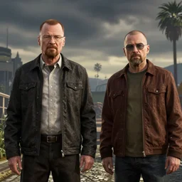 Walter White and jesse pinkman gta load screen