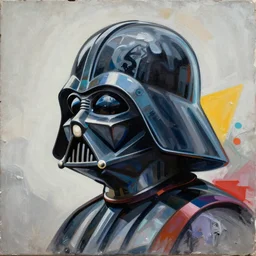Darth Vader profile picture by Sachin Teng, asymmetrical, Organic Painting , Matte Painting, meaningful, Powerful, geometric shapes, hard edges, graffiti, street art:2 by Sachin Teng:4