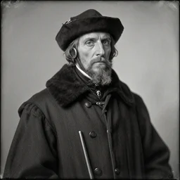 daguerreotype of a Plague Doctor, extremely detailed, Ultra HD, circa 1890, trending in artstation