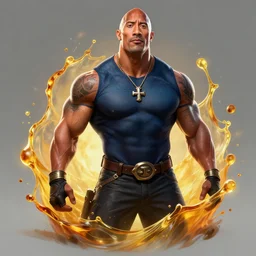 Dwayne Johnson from league of legends, league of legends splashart
