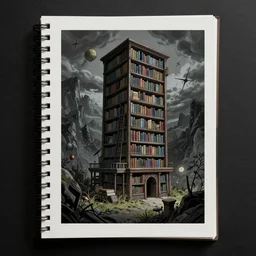 asset sheet, material study ( cartoon caricature ) librarian by ( by mark ryden ) dark foreboding
