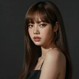 portrait of indonesia lisa blackpink as an architect highly detailed digital painting, cinematic lighting, light and shadow photography technique, artstation concept art sharp focus illustration art by kittichai, artgerm, wlop
